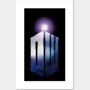 Tardis retro Posters and Art